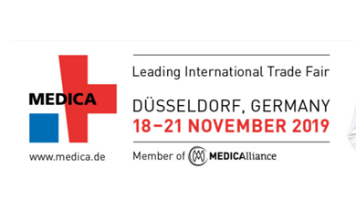 Welcome to meet us at MEDICA 18 - 21 November 2019 in Düsseldorf / Germany