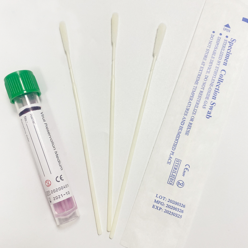 Disposable Specimen collection nylon flocked swab